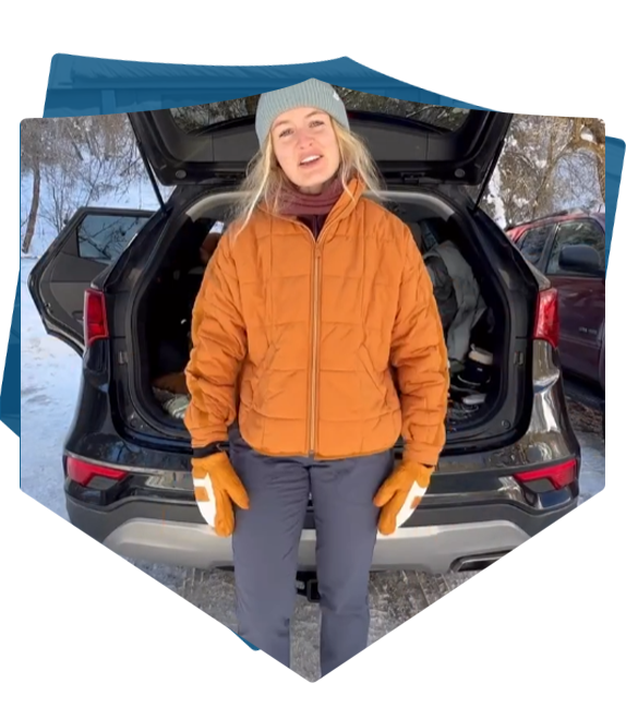 CarShield TV Ambassador Hailey Outside